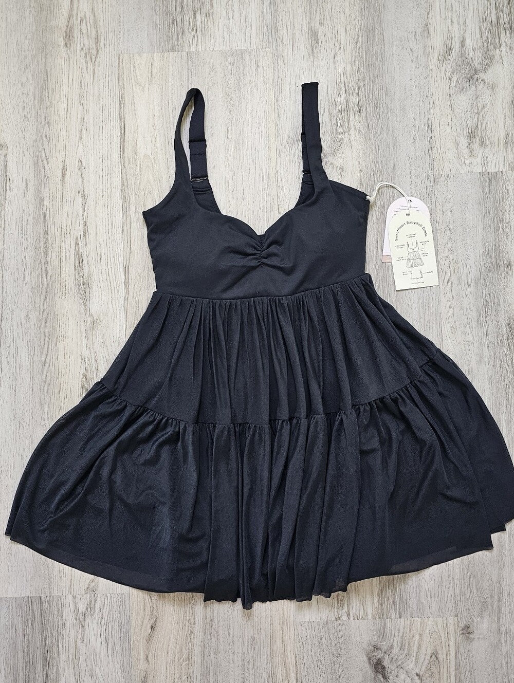 New Popflex Blogilates Sweetheart Babydoll Athletic Dress